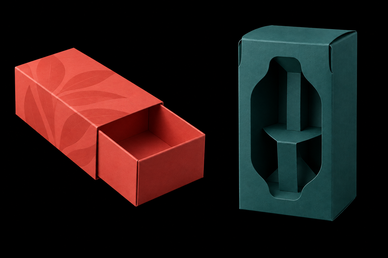 Sleeve & tray folding carton example