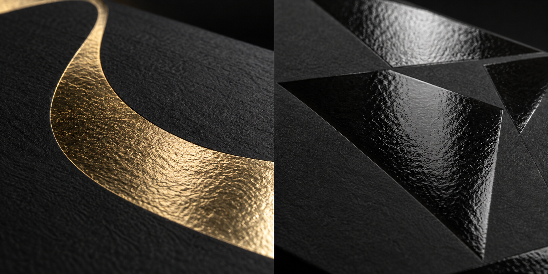 Print and finish sample set for folding carton projects